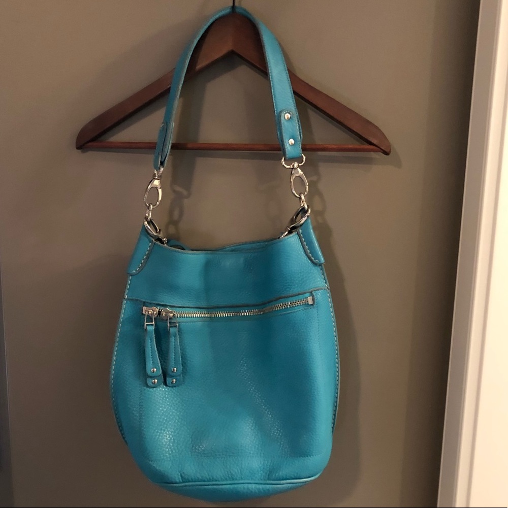 Roots authentic leather handbag